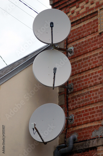 Obraz na płótnie trois antennes