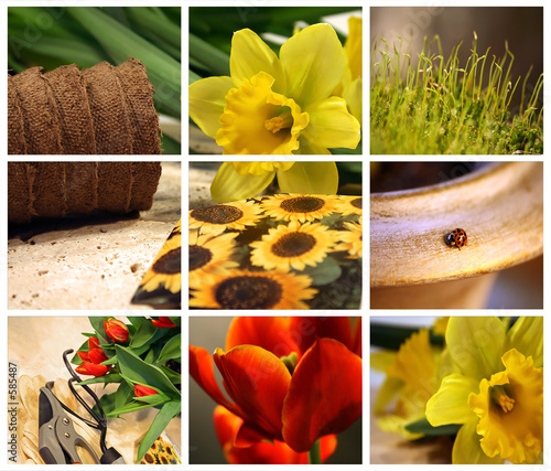 garden collage