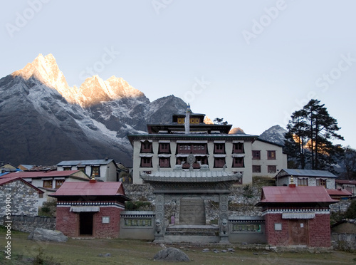 tengboche monastery - nepal photo