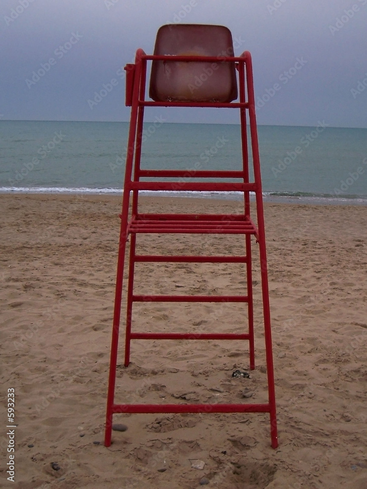 Fotografie chaise pour maitre nageur