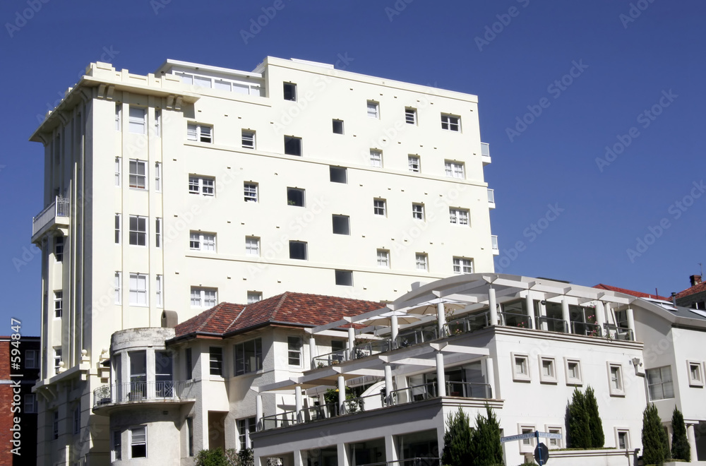 Obraz premium urban apartment building