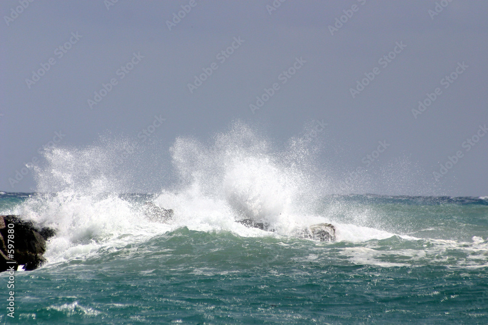Naklejka premium wave power 2