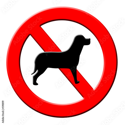 signalisation interdiction animaux