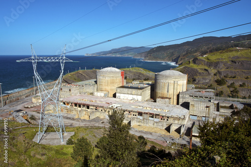 abandoned nuclear power station