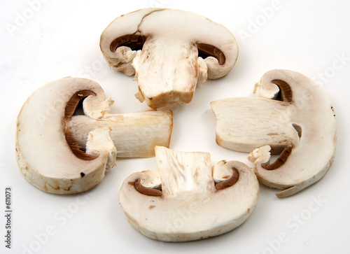 sliced mushroom