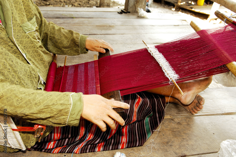 Ταπετσαρία thailand, chiang mai: karen tribe