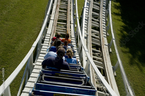 wooden rollercoaster