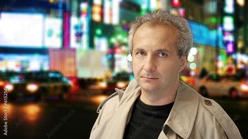 Fototapeta premium night life in a big city