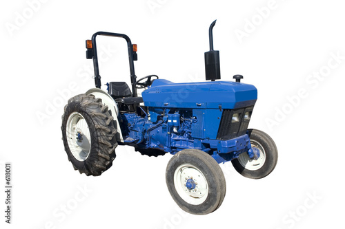 blue tractor