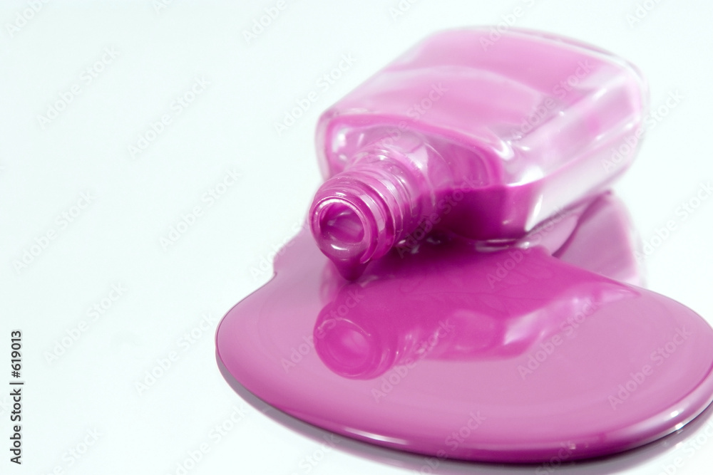 nail polish spilling on a mirror nail polish spilling on a mirror