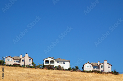 houses on a hill