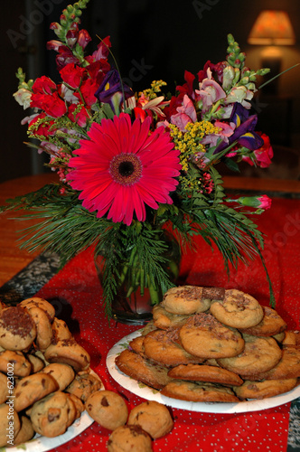 cookies and flowers