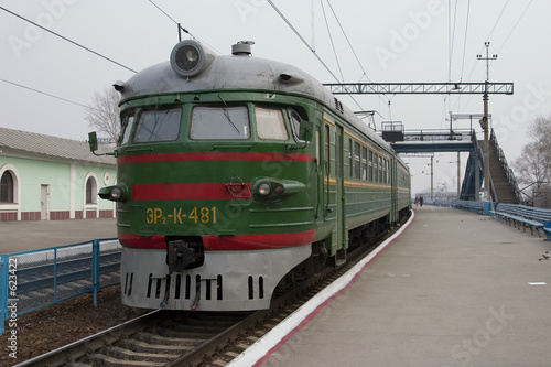 suburban train.