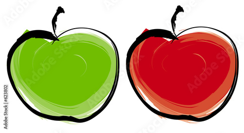 two apples