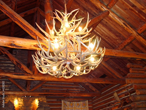 antler chandelier