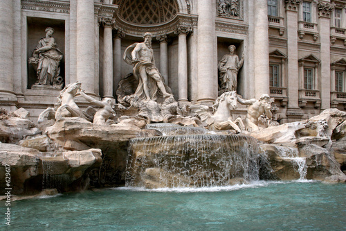 Photography fontaine de trevi à rome
