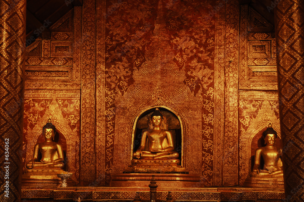 thailand, chiang mai: wat phra singh temple