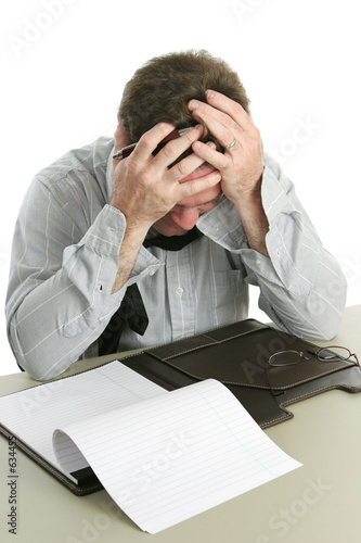 Wallpaper Mural office worker - frustration Torontodigital.ca