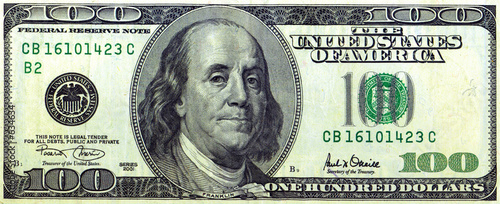 one hundred dollars