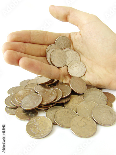 coins on hand