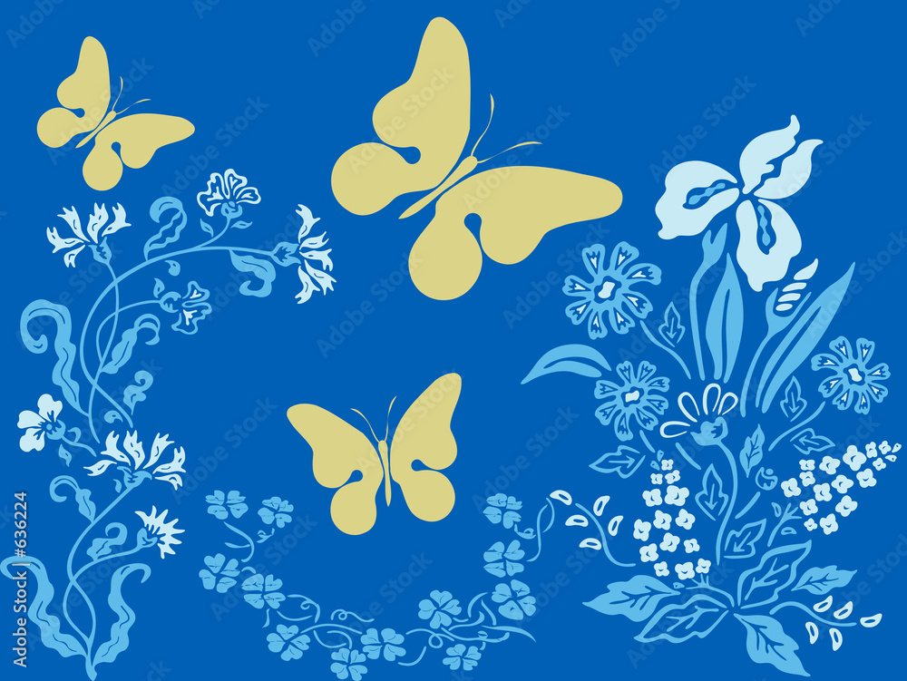 abstract background: flowers2 abstract background: flowers2
