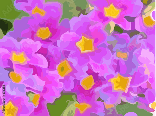 abstract background: flowers