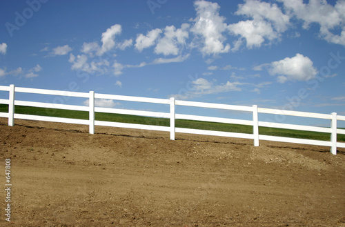 slanted fence