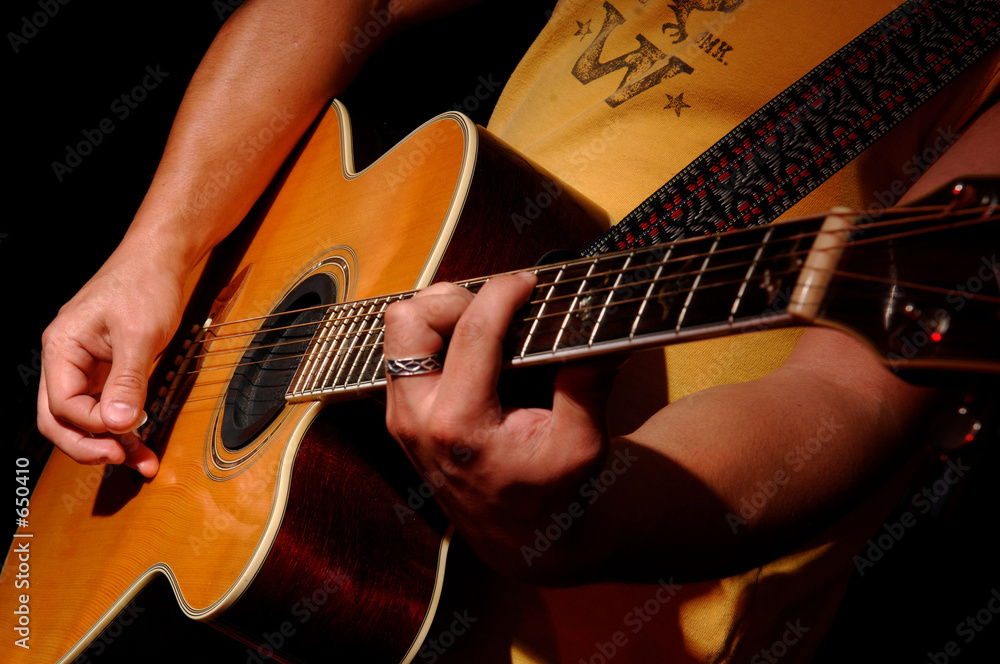 acoustic guitar performance by music band Stock-Foto | Adobe Stock