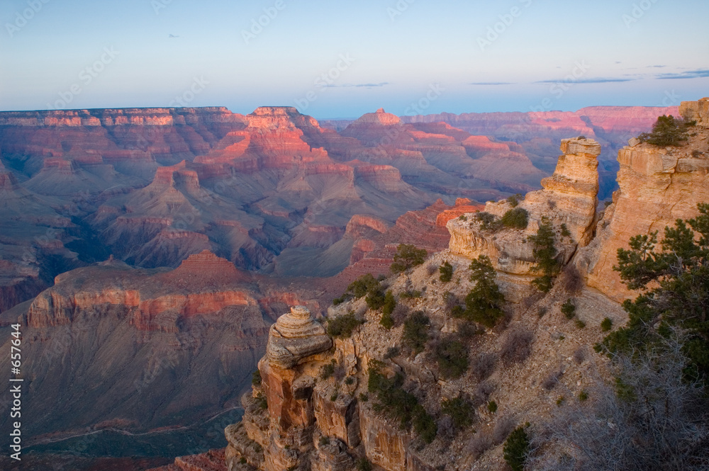 Fototapeta premium grand canyon np at sunset