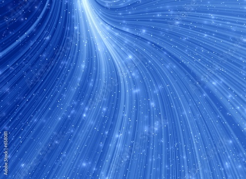 blue mystical light