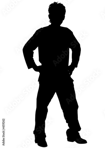 male silhouette