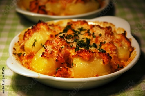 patates gratinées au four