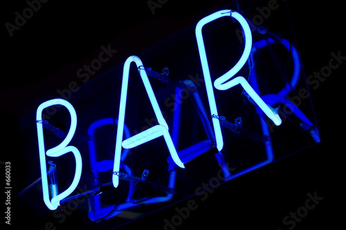 abstract neon sign bar #660033