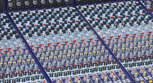 Photos part of the mixer desk