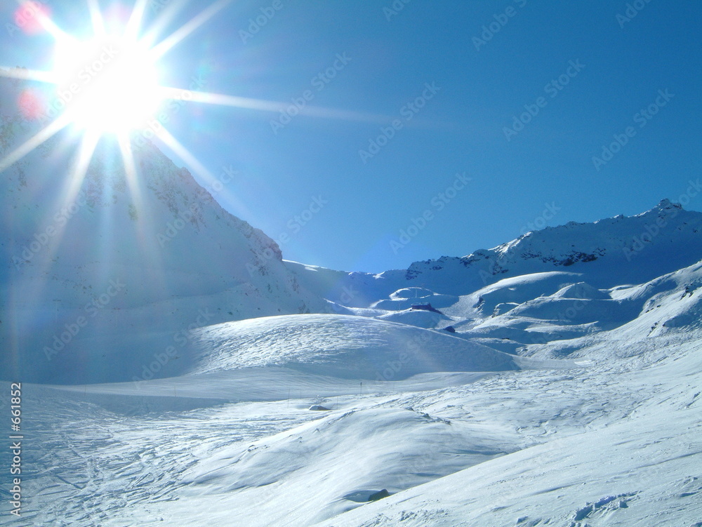 Foto snowscape