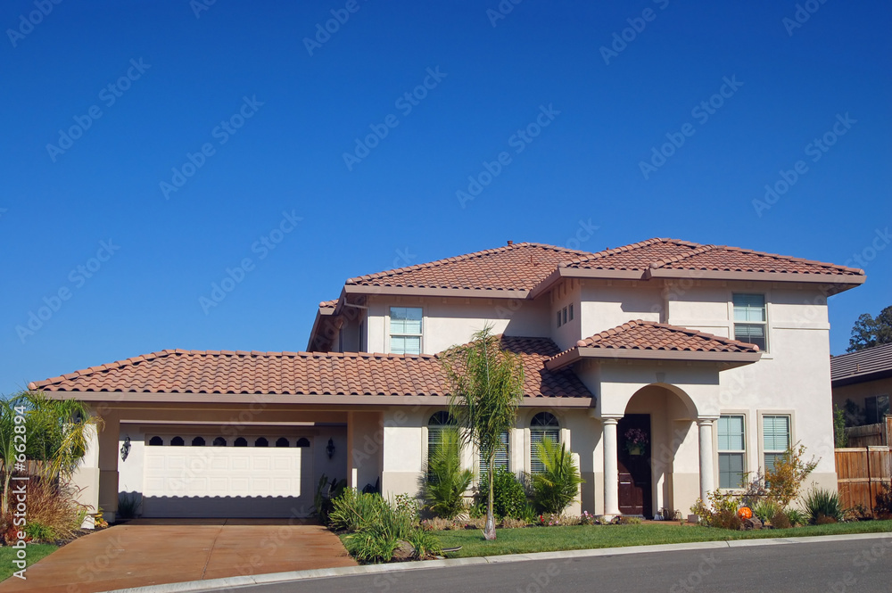 Wall Mural suburban house