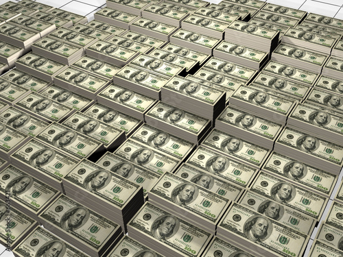 Fényképezés pile of dollars
