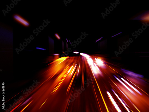 traffic at night