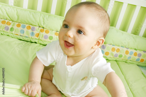baby boy playing