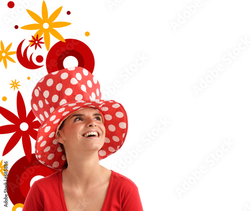 young woman smiling