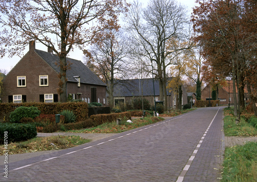 Fototapeta Naklejka Na Ścianę i Meble -  rural village in the netherlands
