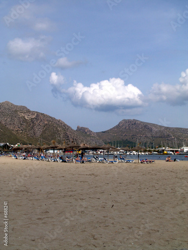 strand port de pollenca, mallorca