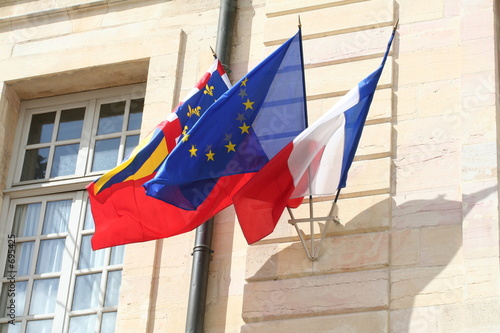 drapeaux france union européen ...