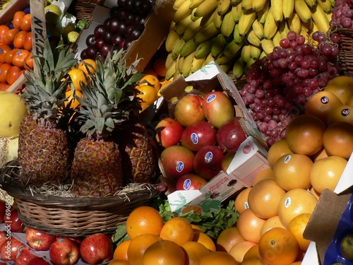 full of fresh fruit