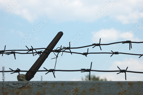 barbed wire