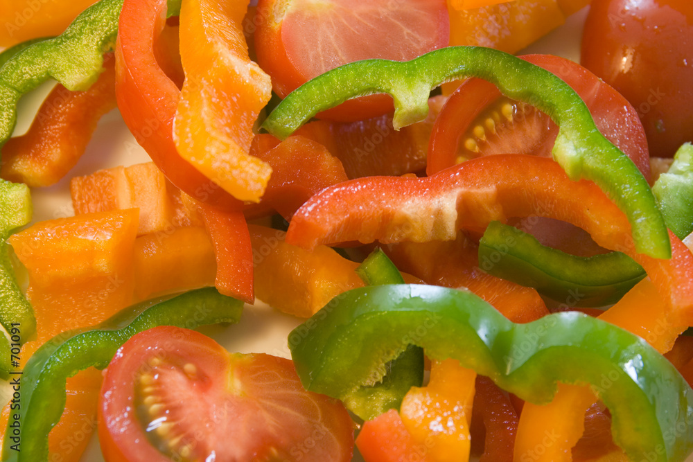 tomatoes and bell peppers tomatoes and bell peppers