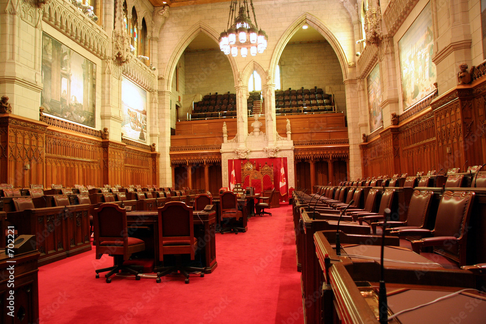 Ταπετσαρία canadian parliament senate chamber