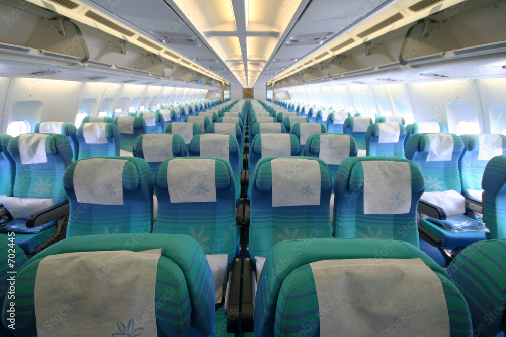 Fototapeta premium economy class seats