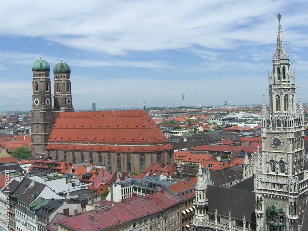 Fototapeta premium munich cityview