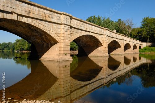 Photo close view of the monocacy aqueduct